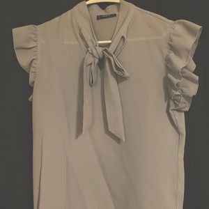 SHEIN Light blue blouse